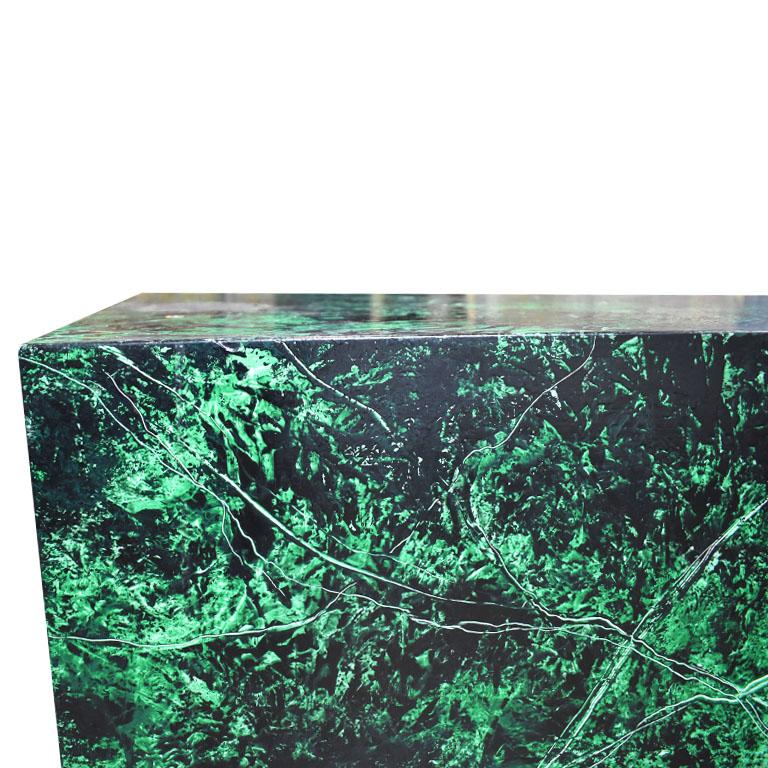 emerald green coffee table
