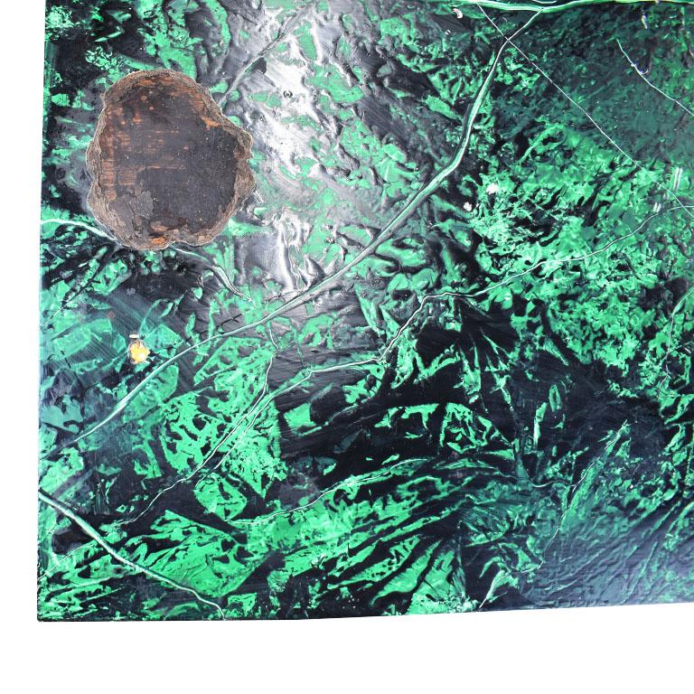 malachite coffee table