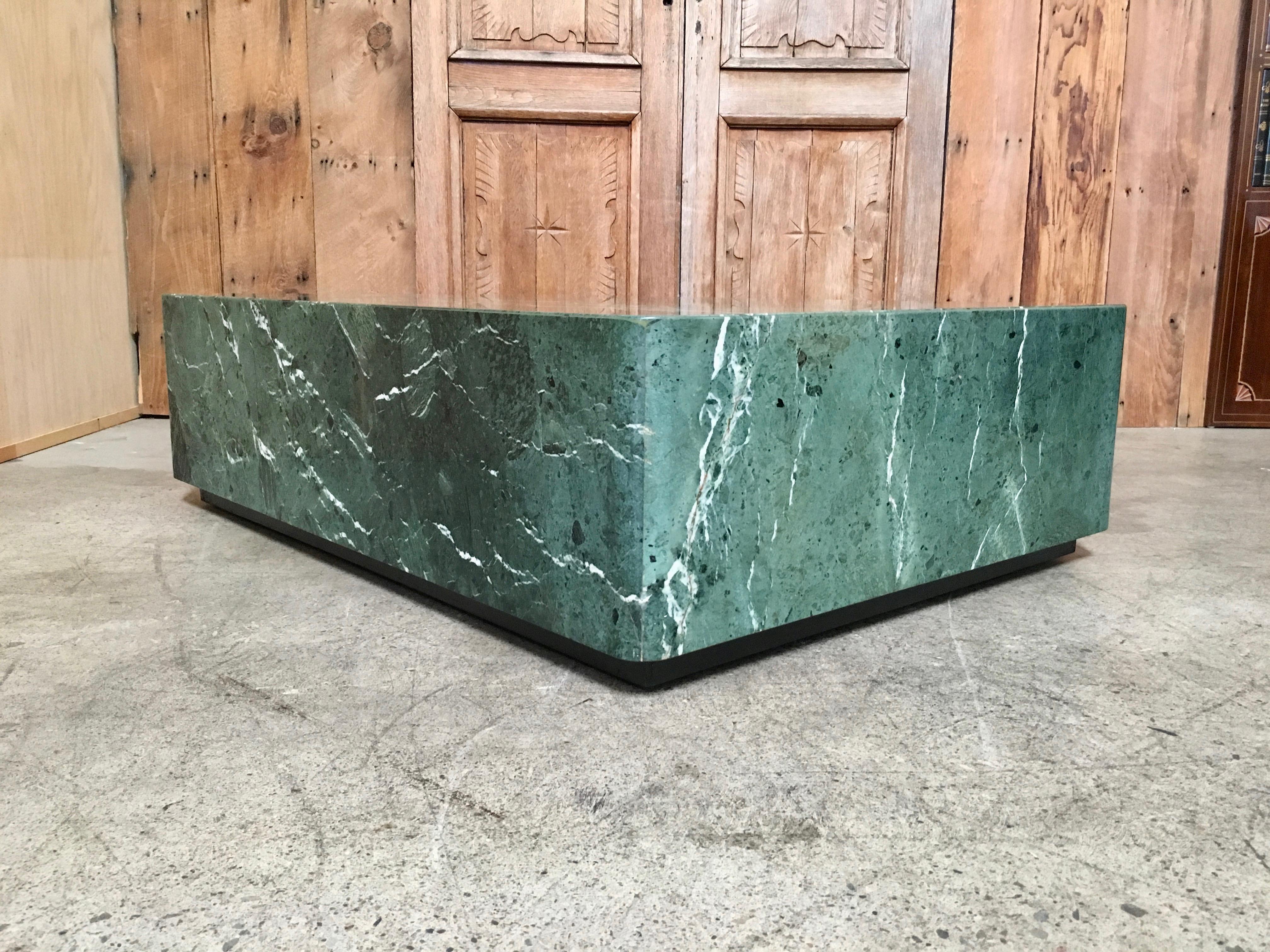 Emerald Green Marble Coffee Table 3