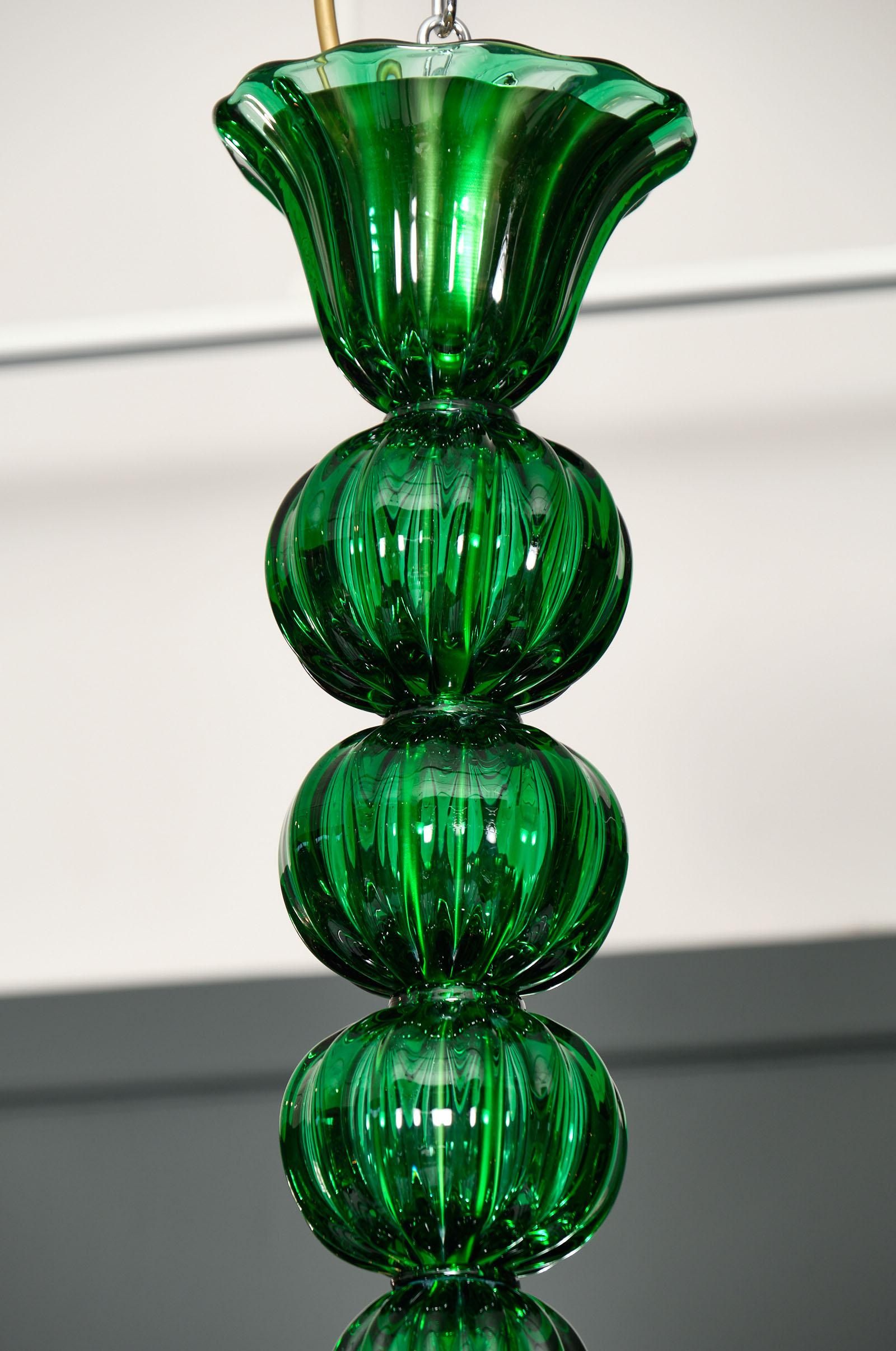 emerald green chandelier