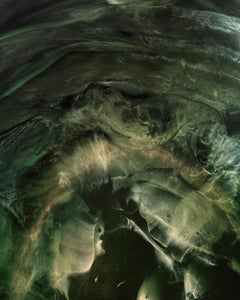 Emerald Green Resin Centerpiece by Monica Calderon