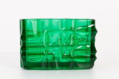 Emerald Green Vase by Vladislav Urban for Sklo Union, 20th Century, Europe 1960s
