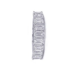 2 Carat Emerald Half Eternity Band 14K Gold