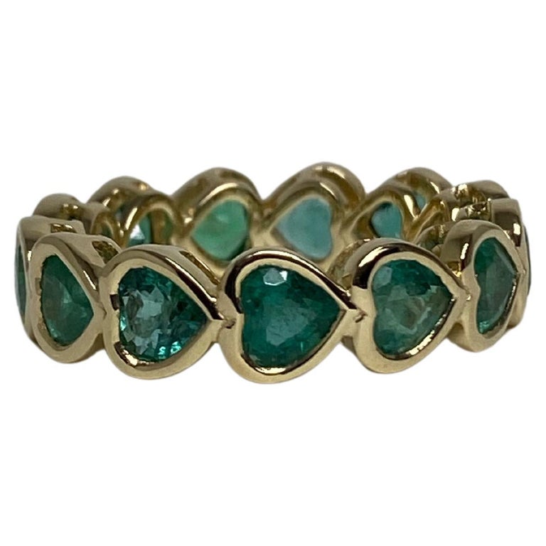 Emerald Heart Ring For Sale at 1stDibs