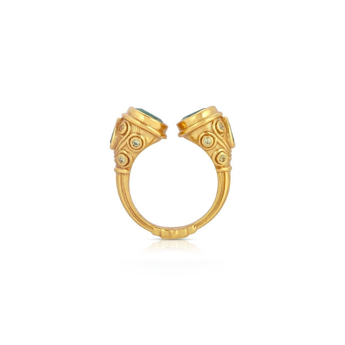 maharani gold ring design