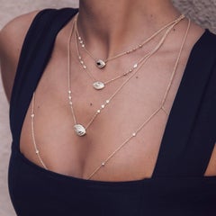 Emerald Marquise Eye Necklace