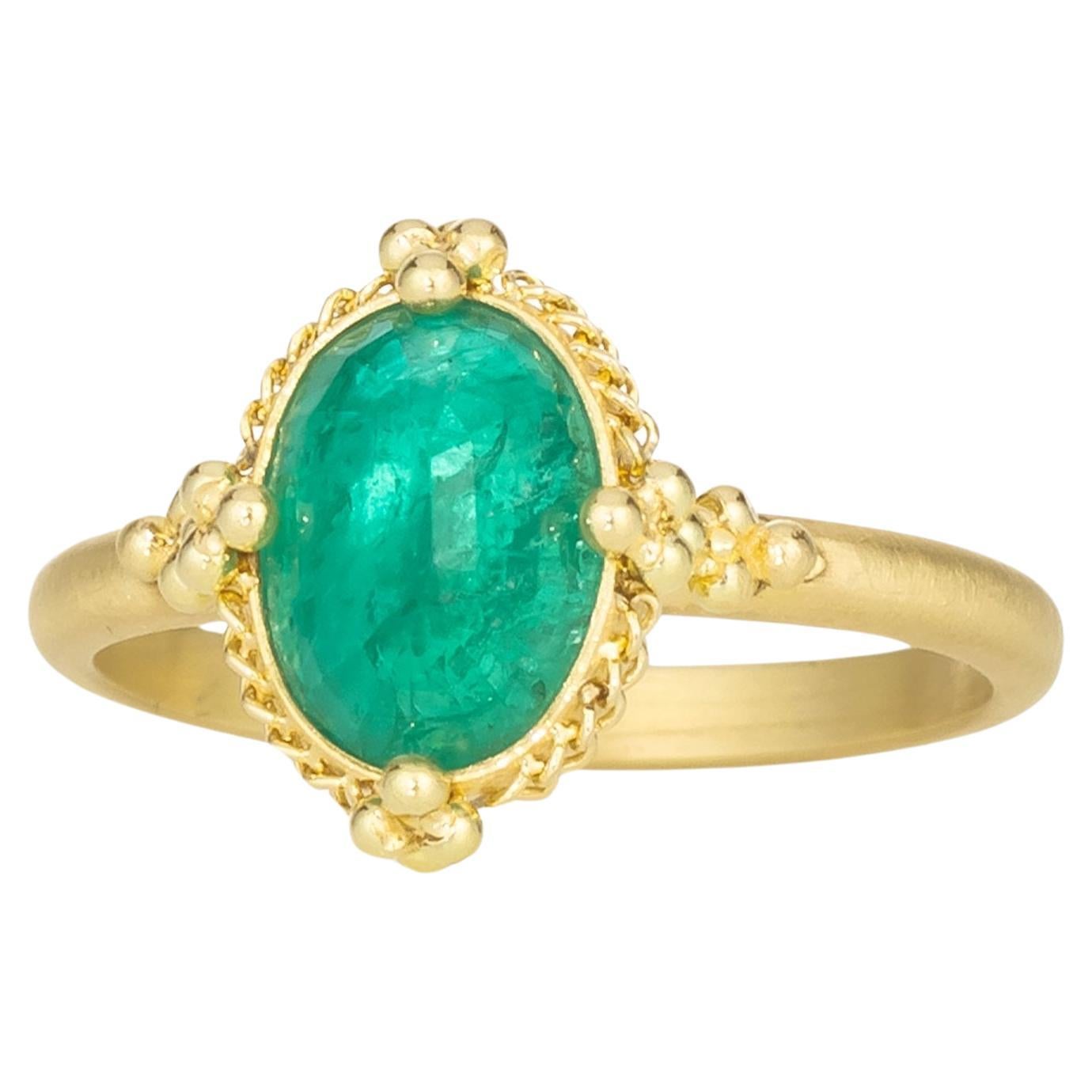 Emerald Mirror Ring For Sale