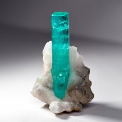 Emerald on Calcite From Colombia