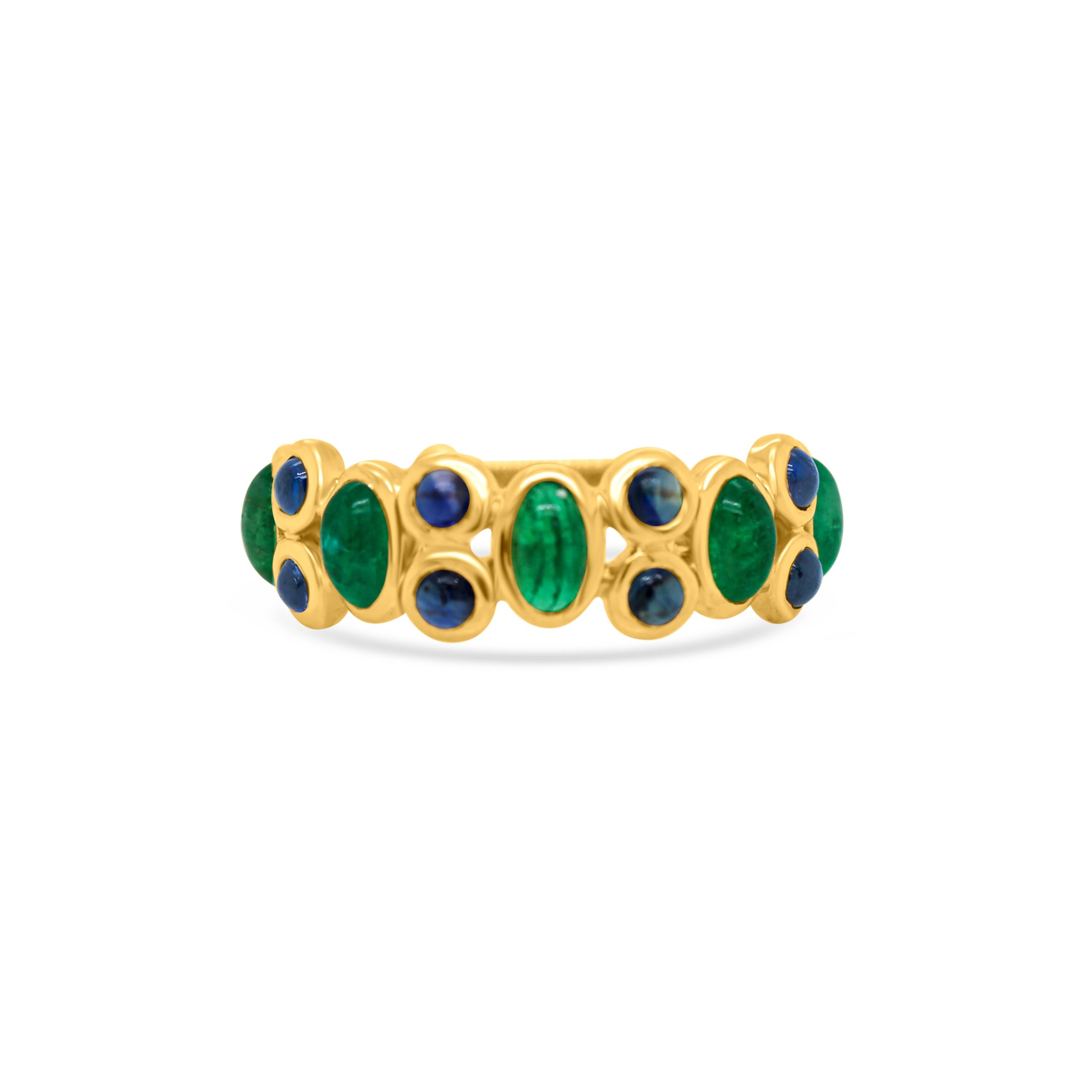 Tresor Beautiful Ring feature 3.78 carats of Gemstons. The Ring are an ode to the luxurious yet classic beauty with sparkly gemstones and feminine hues. Their contemporary and modern design make them perfect and versatile to be worn at any