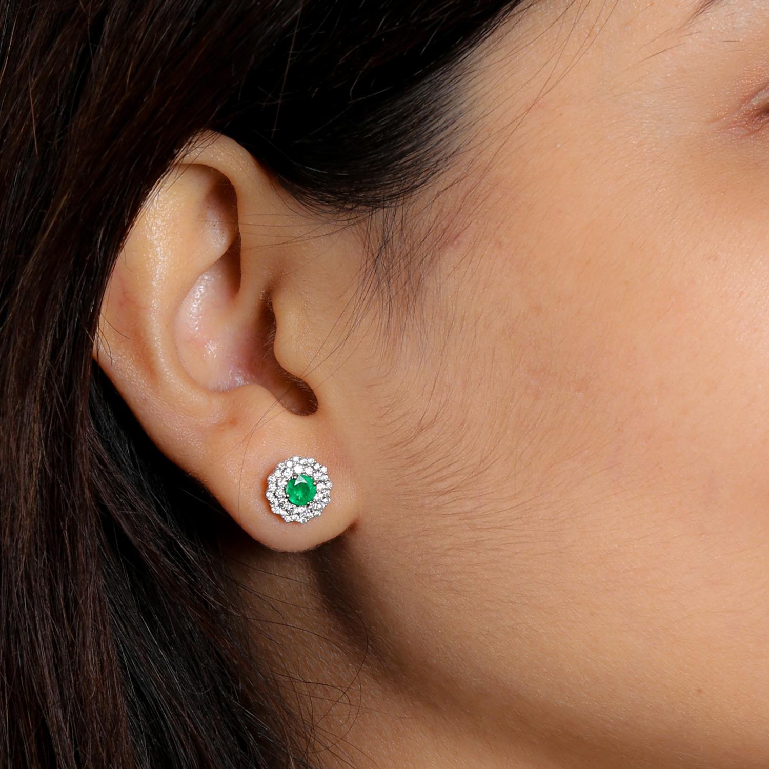 14KT: 2,232g, D: 0,52ct, Emer: 0,65ct,