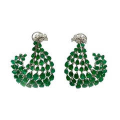 Emerald Pear Earrings 30.8 CTS Emerald Pear Earrings 30.8 CTS