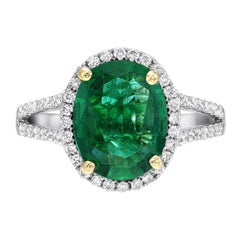 Emerald Ring 1.75 Carat Oval