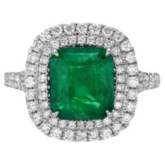 Emerald Ring Emerald Cut 2.88 Carats