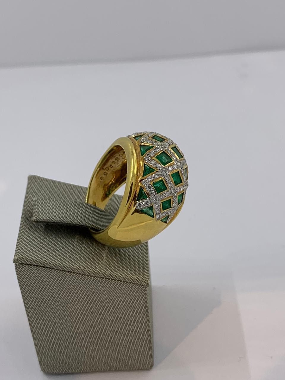 Art Deco Emerald Ring For Sale