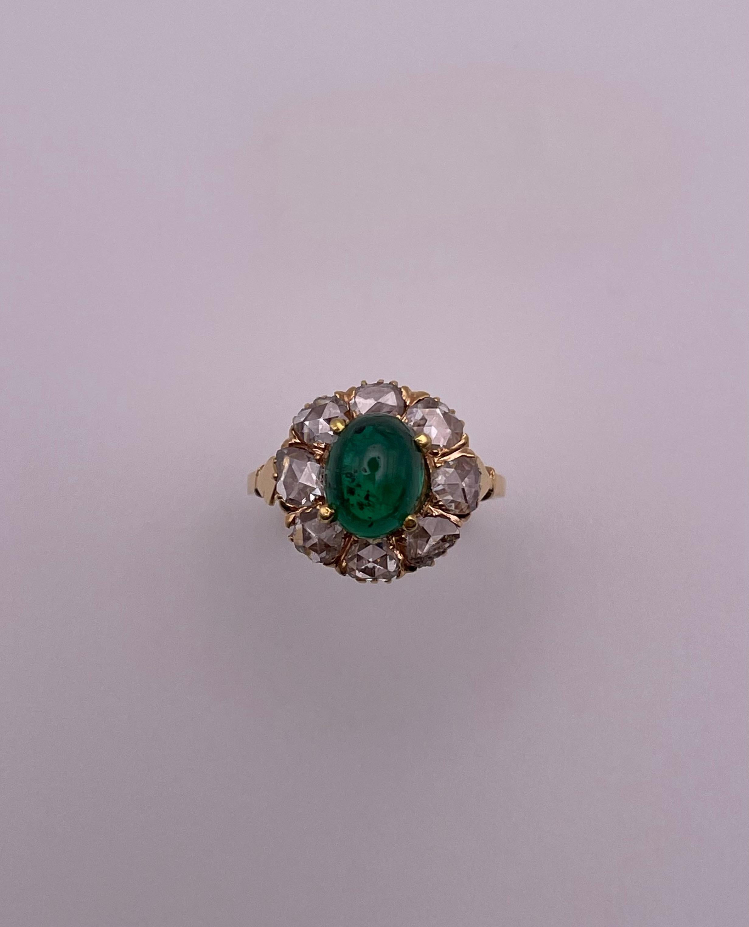 Smaragd Ring (Emerald Cut) im Angebot