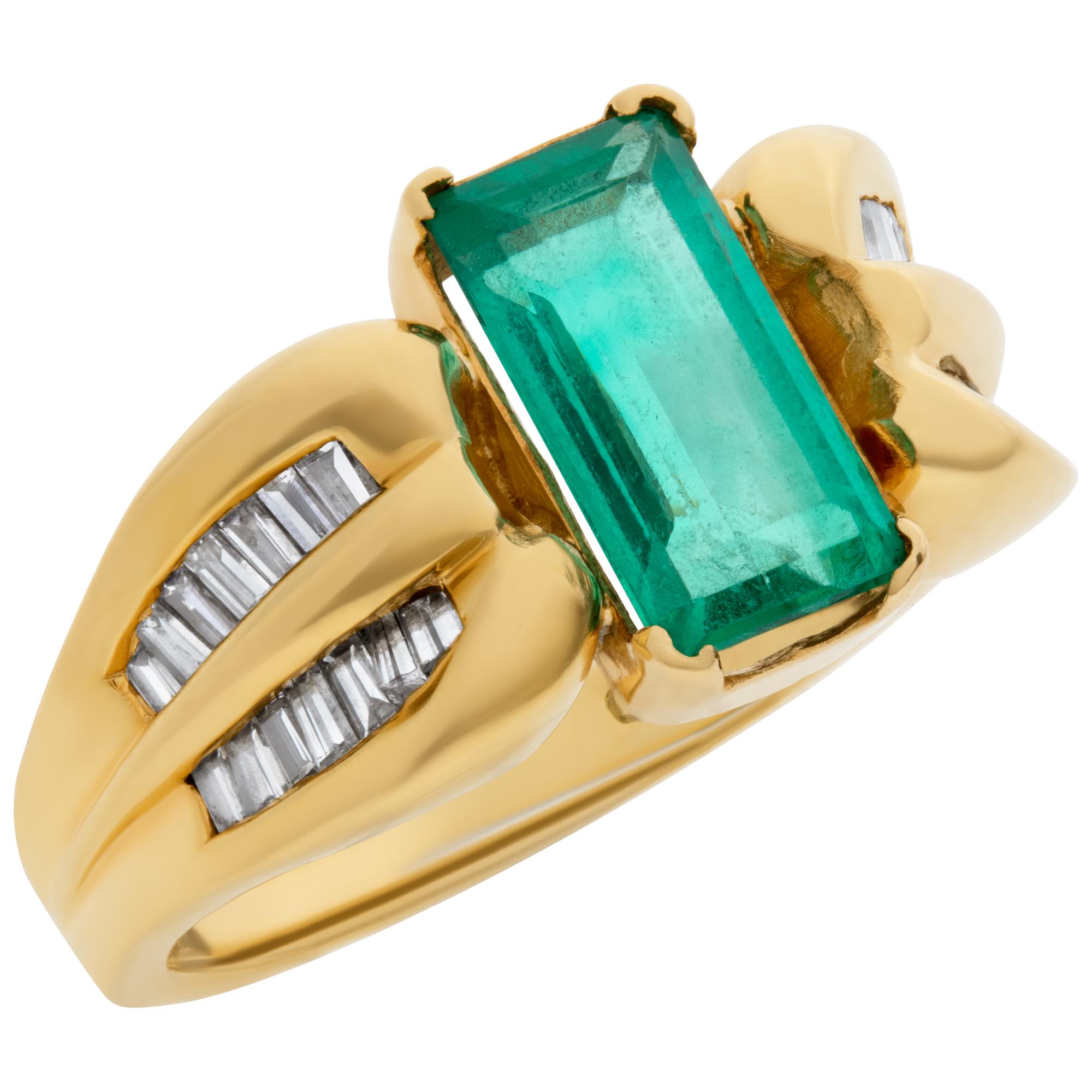 emerald cut emerald ring surfside