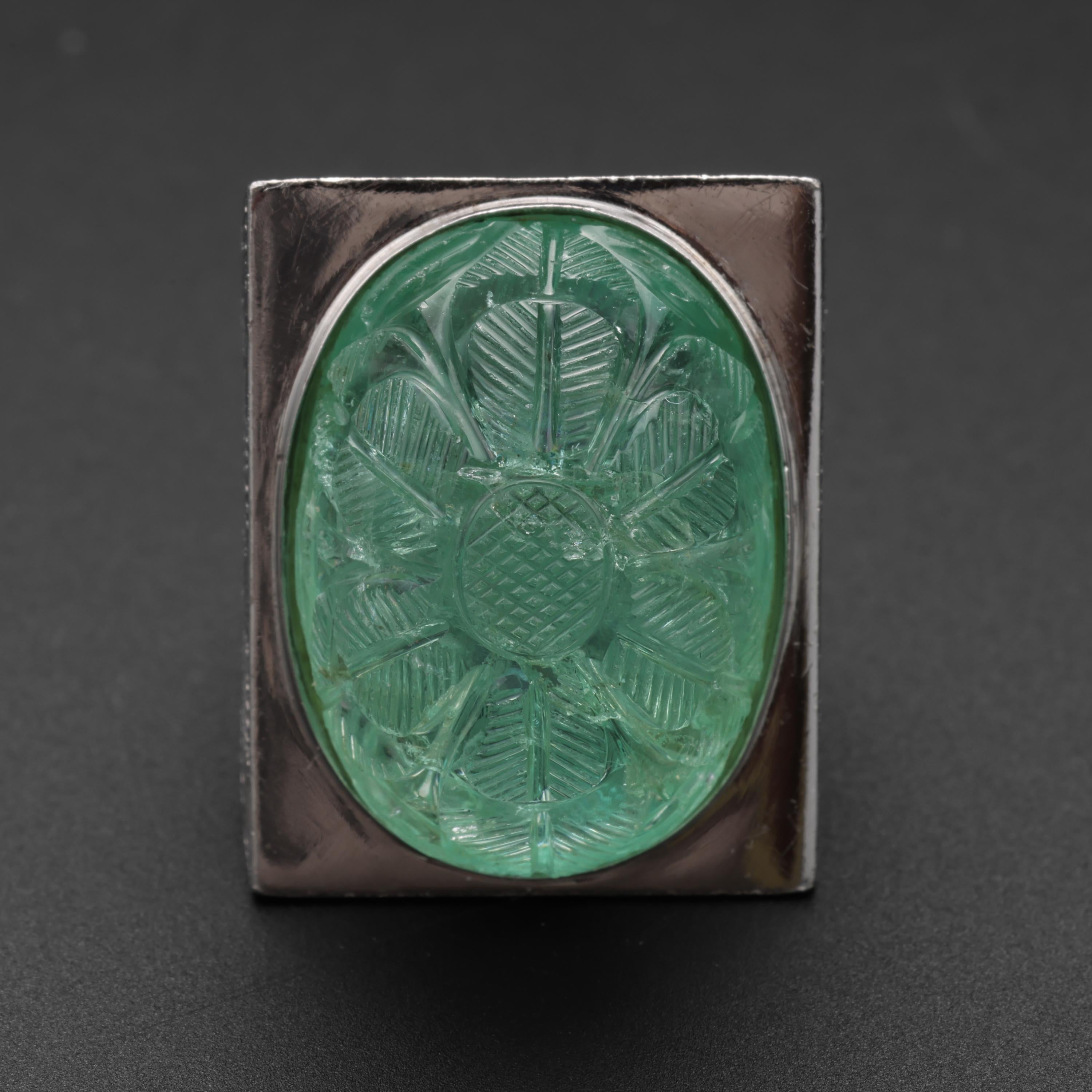 russian emerald ring