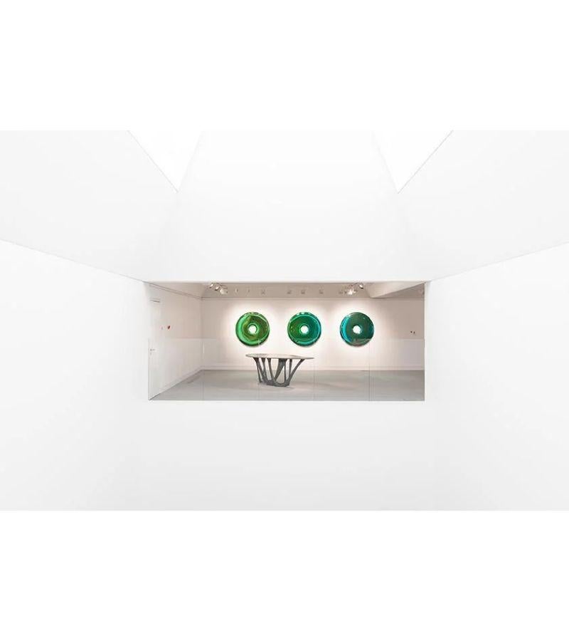 Contemporary Emerald Rondo 75 Wall Mirror by Zieta For Sale