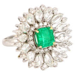 Emerald Round Ring 0157