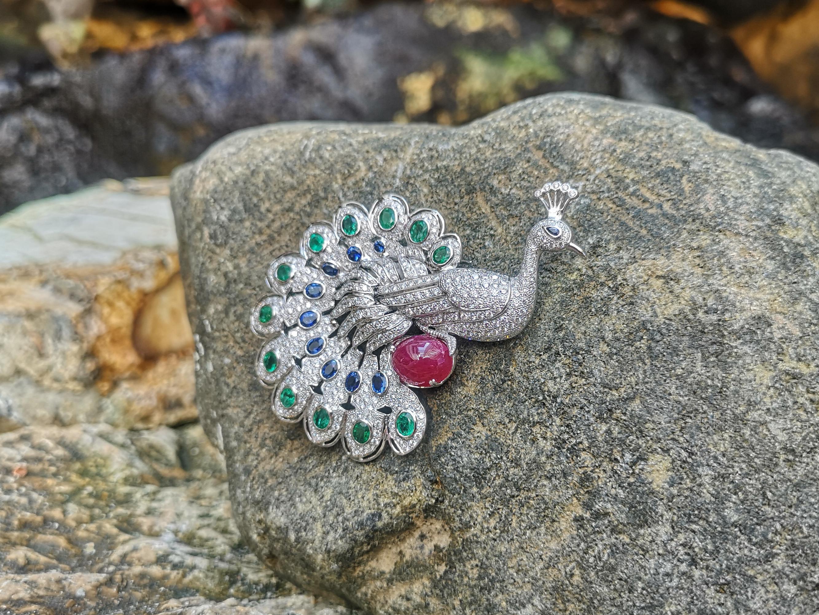 peacock brooch by graff diamonds