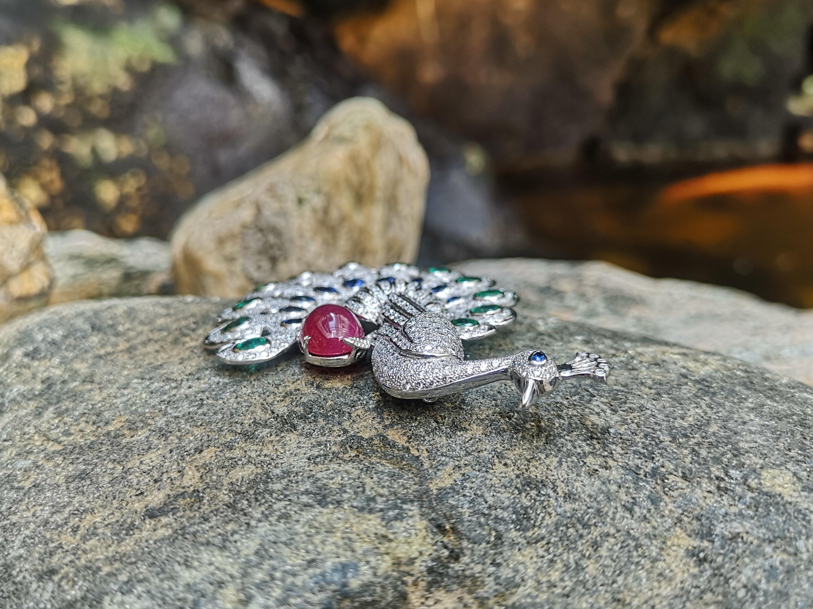 peacock brooch graff