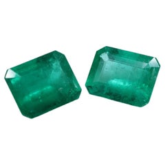 Smaragd-Set ca. 9x7 mm 4,26ct