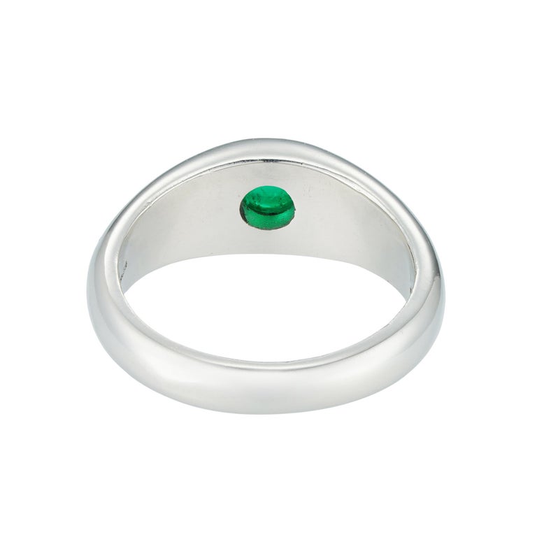 Emerald Set Gypsy Ring at 1stDibs emerald gypsy ring