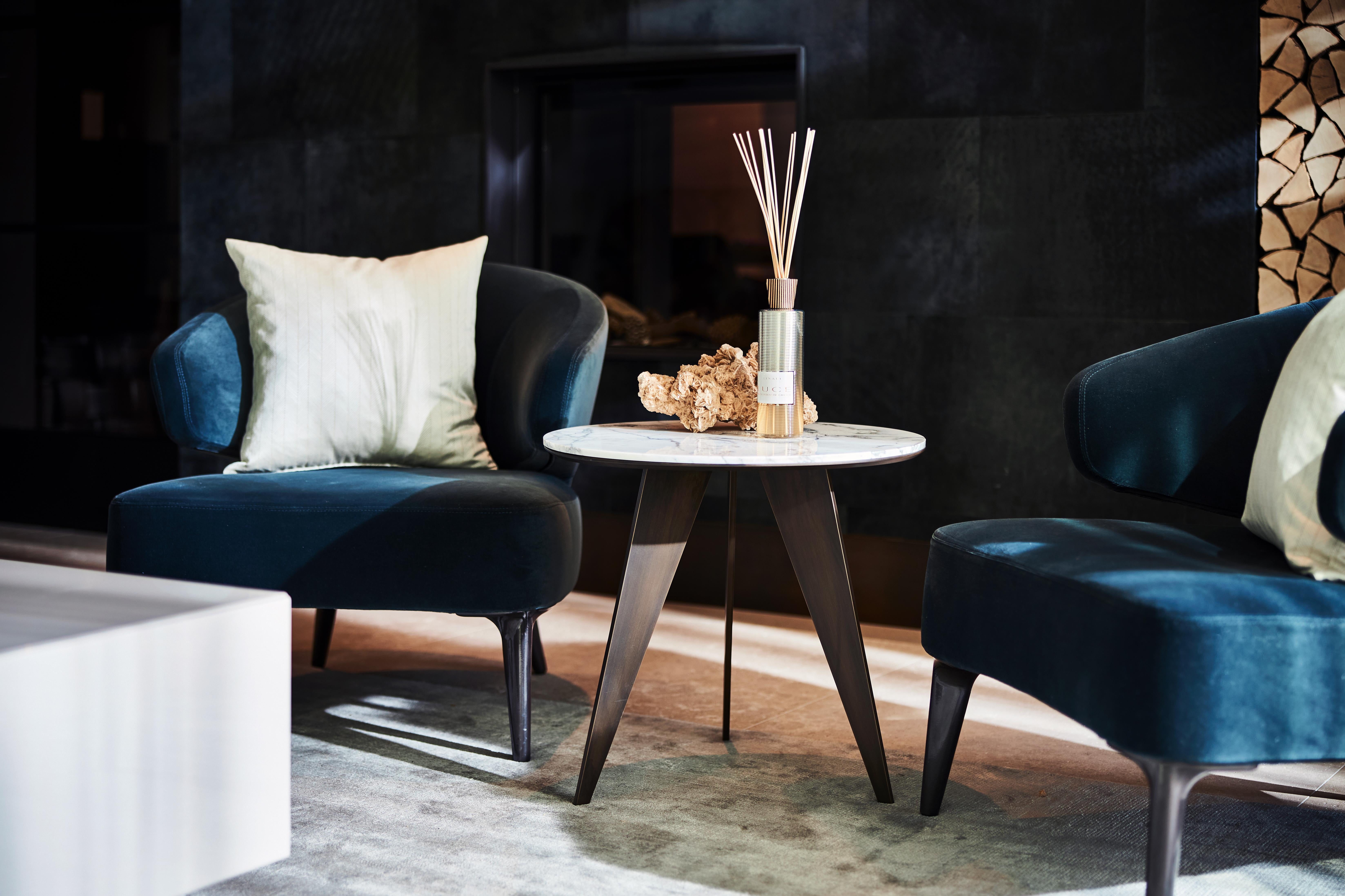Style international Table d'appoint en émeraude conçue par Dami, Pays-Bas en vente