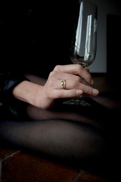 Anillo serpiente esmeralda ojos de rubí J DAUPHIN