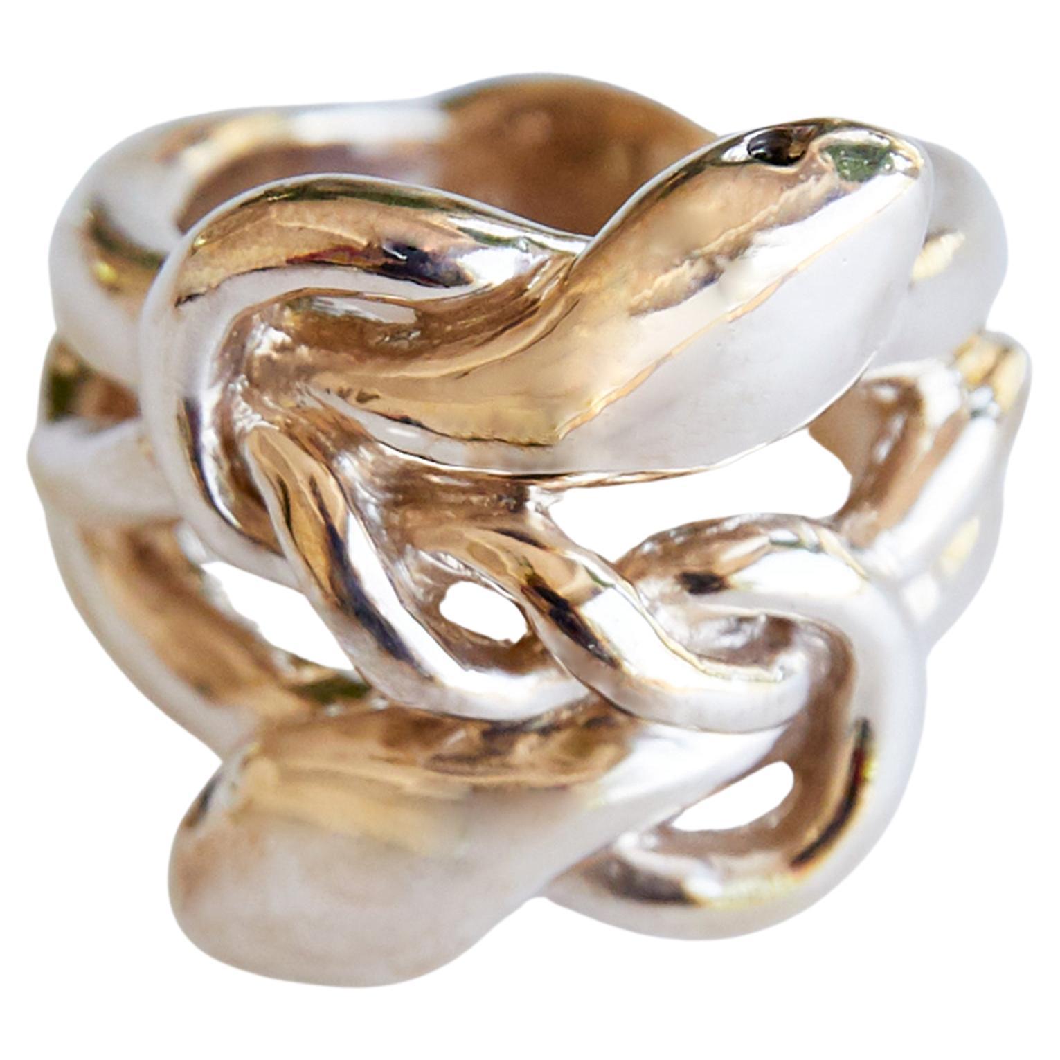 Emerald Snake Ring Victorian Style