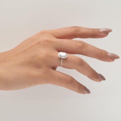 1.94 Carat Emerald Natural Diamond Solitaire Halo Bridal Ring in 14k Solid Gold
