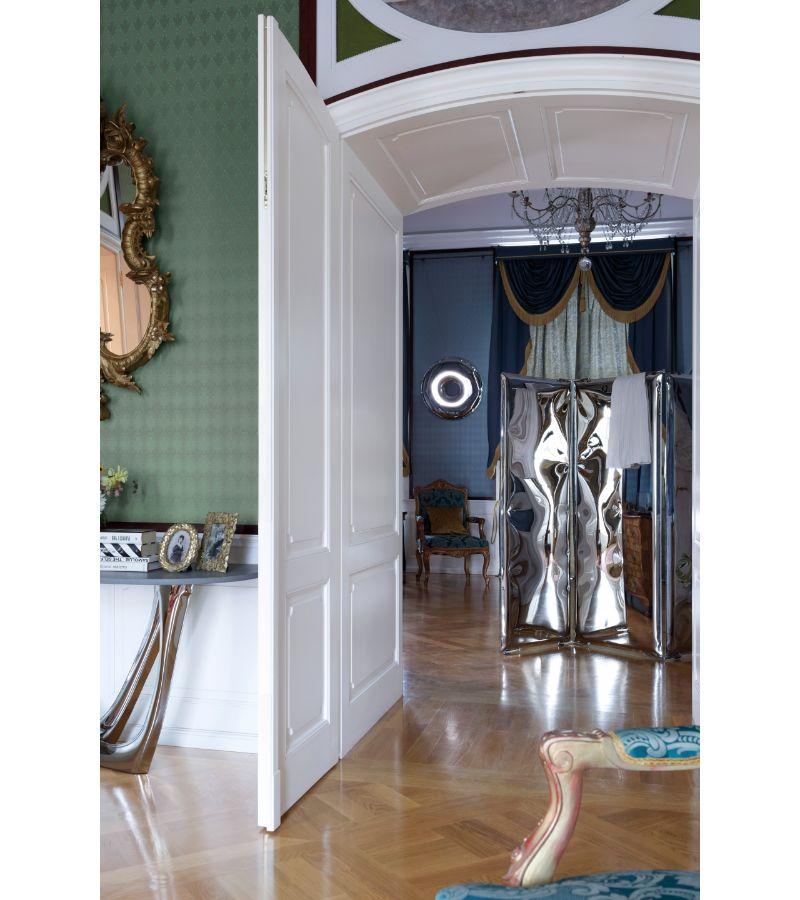 Emerald Sonar Sculptural Floor Mirror by Zieta For Sale 4