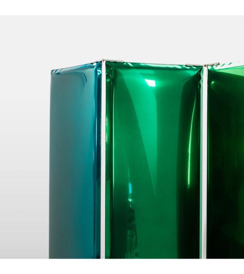 Organic Modern Emerald Sonar Sculptural Floor Mirror by Zieta For Sale