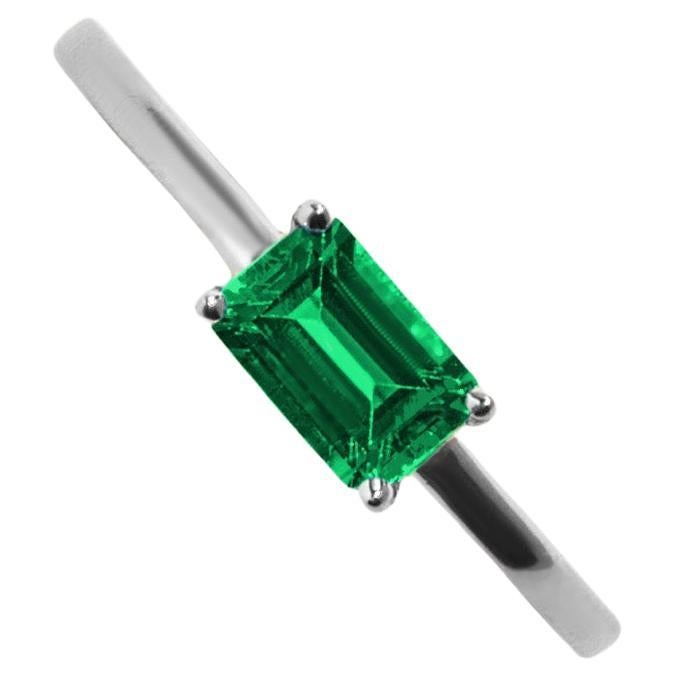 For Sale:  Emerald Stack in White Gold