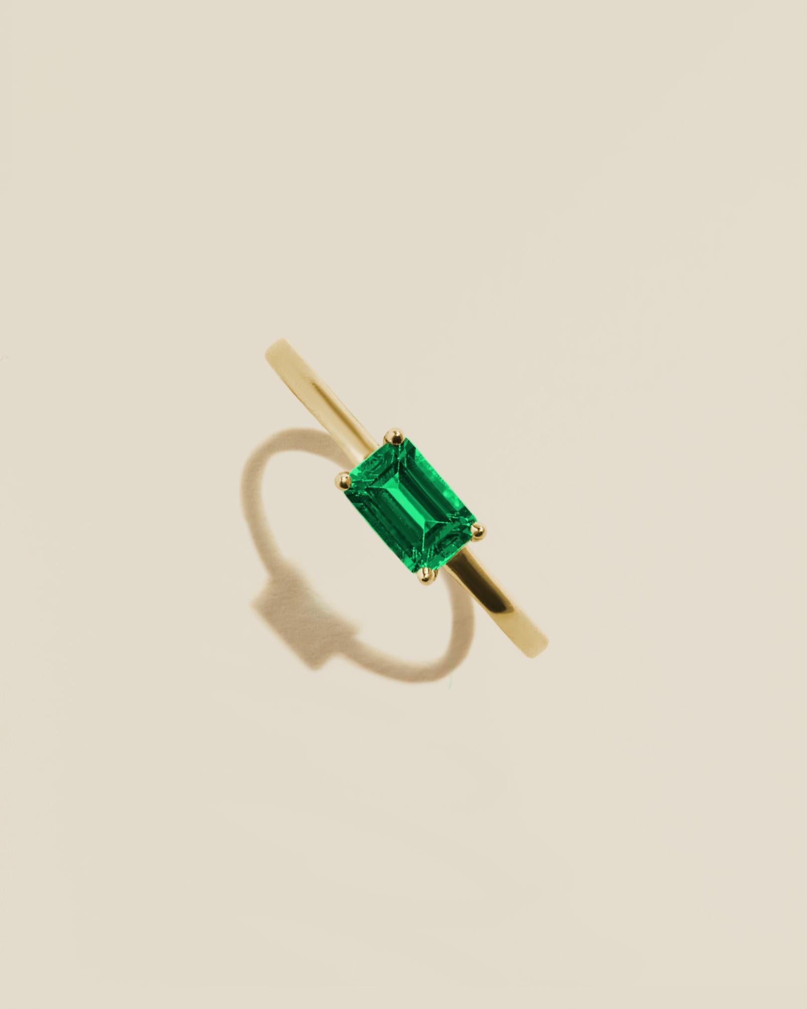 For Sale:  Emerald Stack in Yellow Gold 2