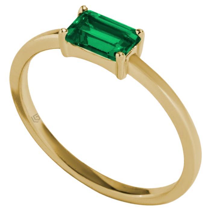 For Sale:  Emerald Stack in Yellow Gold