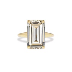 Emerald Statement 14K White Gold Elegant Sparkle Heirloom