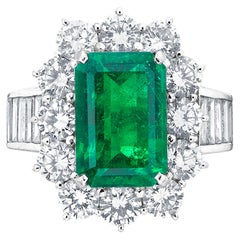 Emerald Statement 14K  Gold Pure Sophistication Collector-Grade Emerald Ring