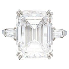 Emerald Statement 14K White Gold Pure Sophistication Heirloom