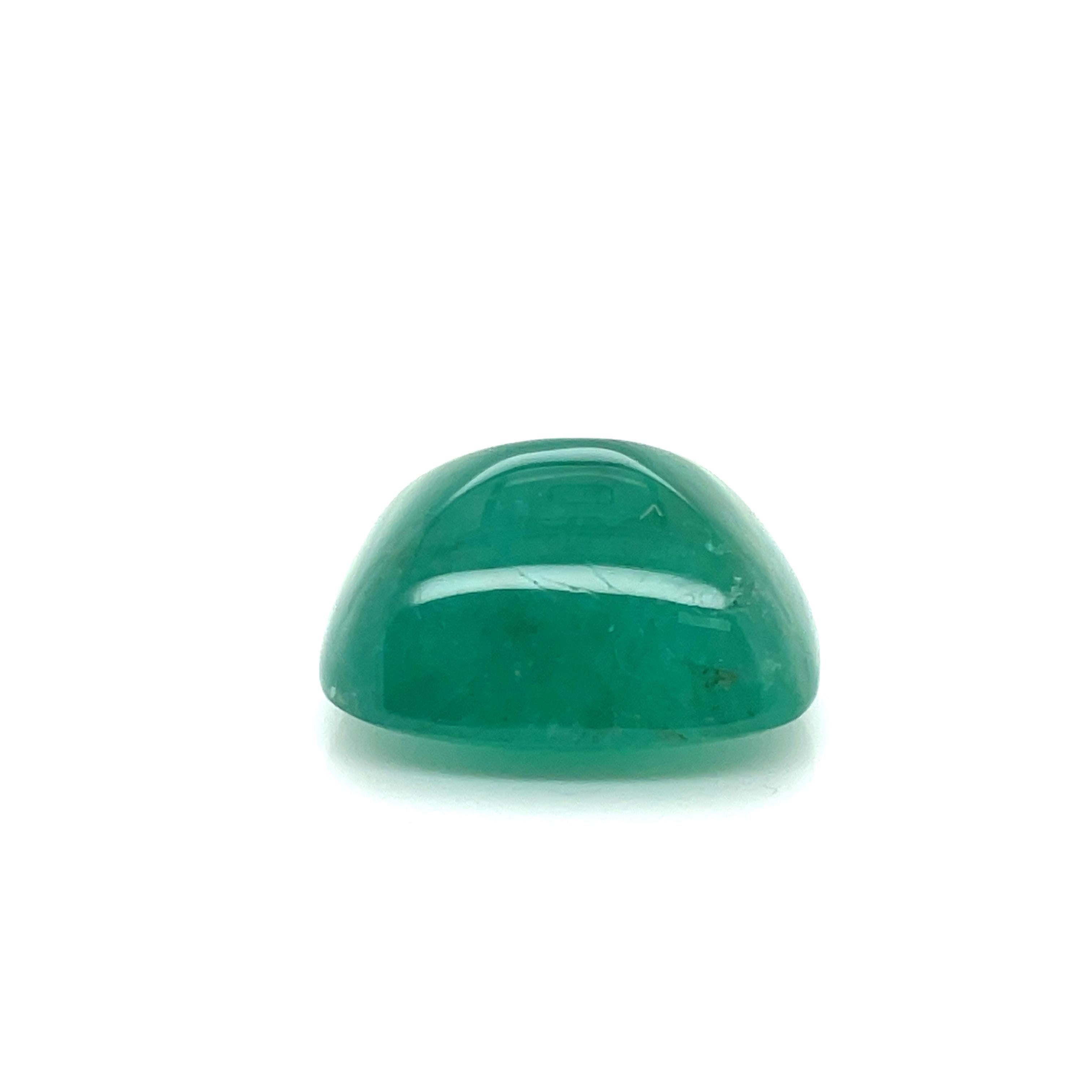 Pan di zucchero Smeraldo Cabochon Pan di Zucchero Cts 41.11 in vendita
