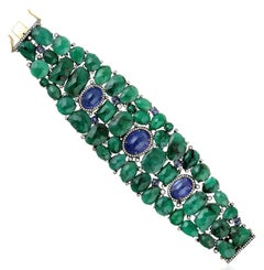Pulsera Esmeralda Tanzanita Diamante