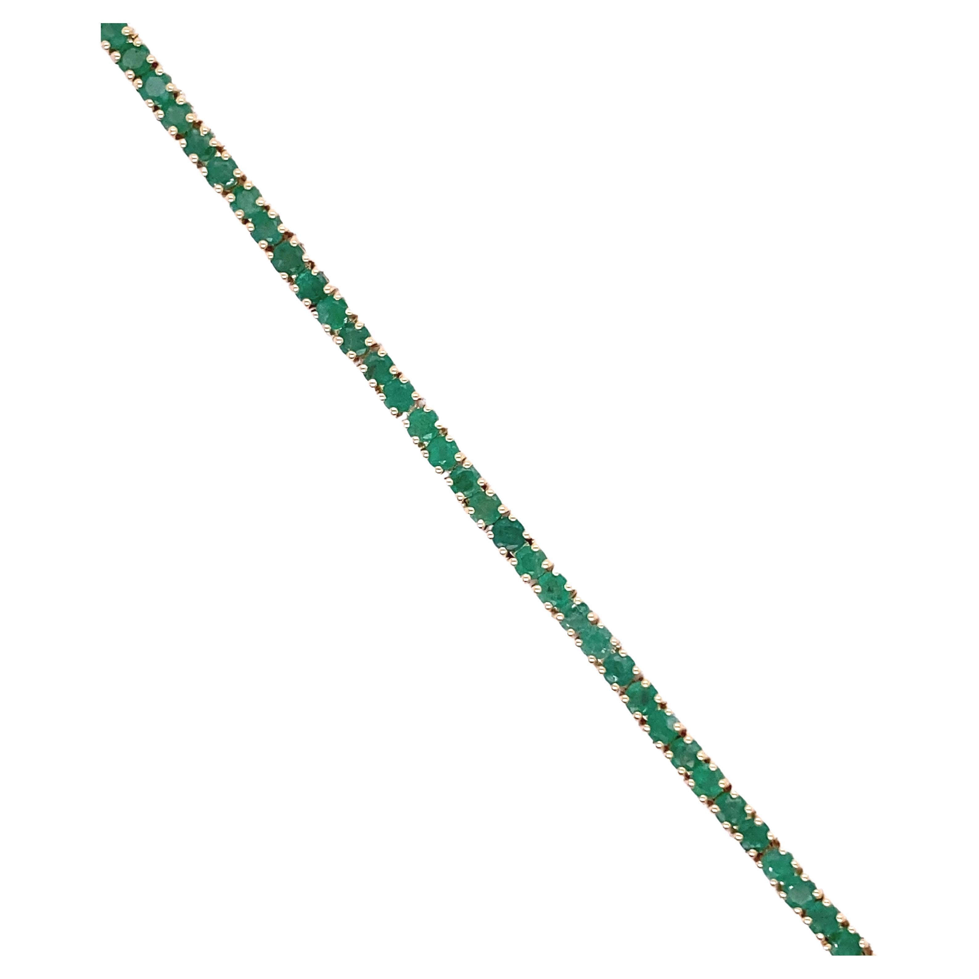 Emerald Tennis Bracelet