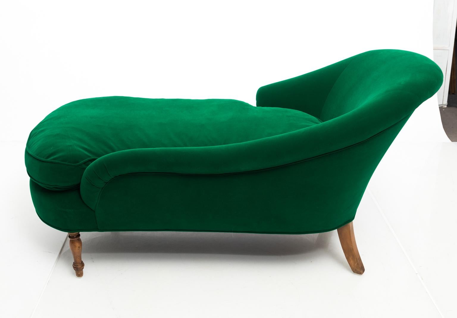 emerald chaise lounge
