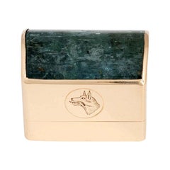 Emerald Verdura Custom Pillbox for Purse or Handbag