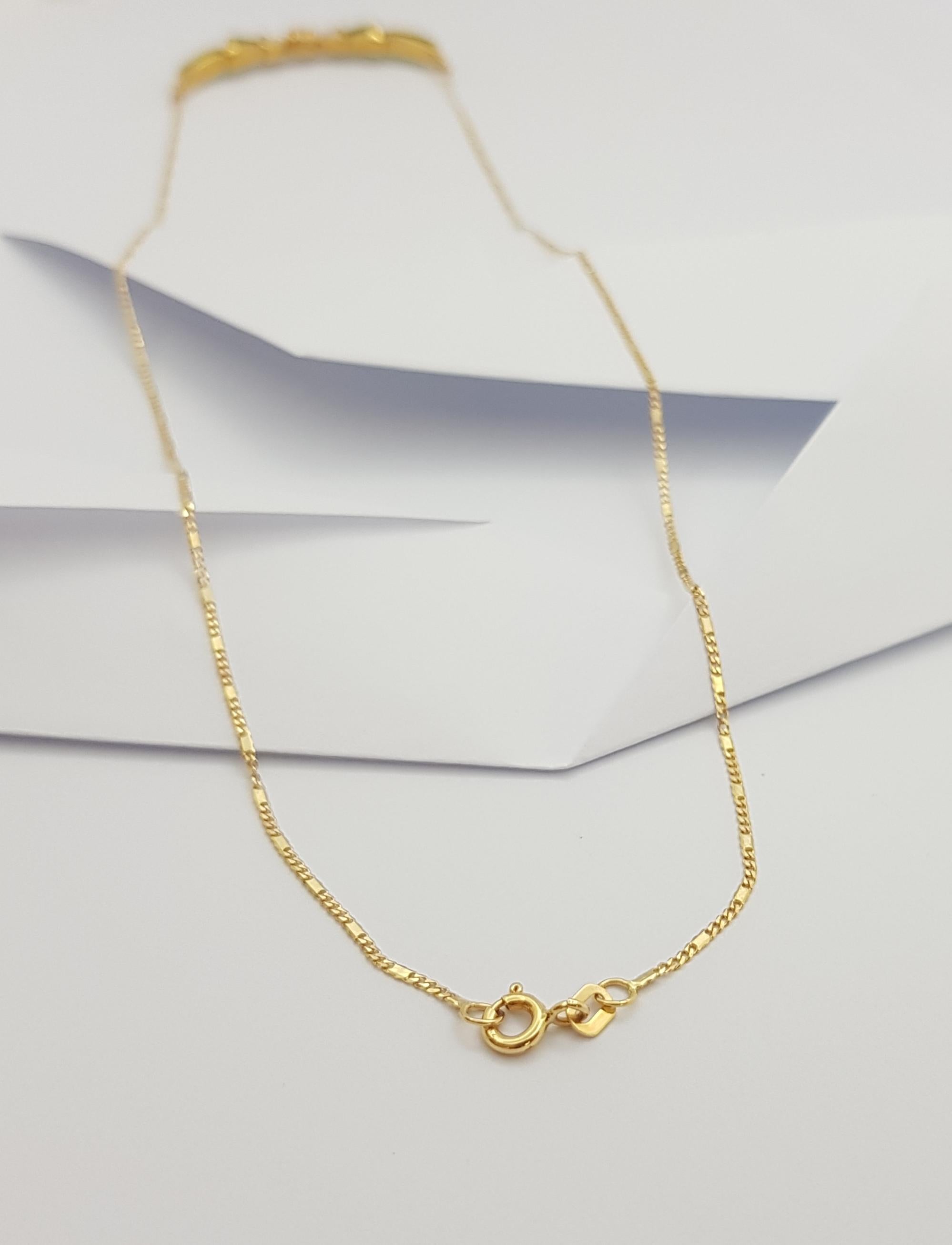 Donna Collana di smeraldi e diamanti con montatura in oro 18 carati in vendita
