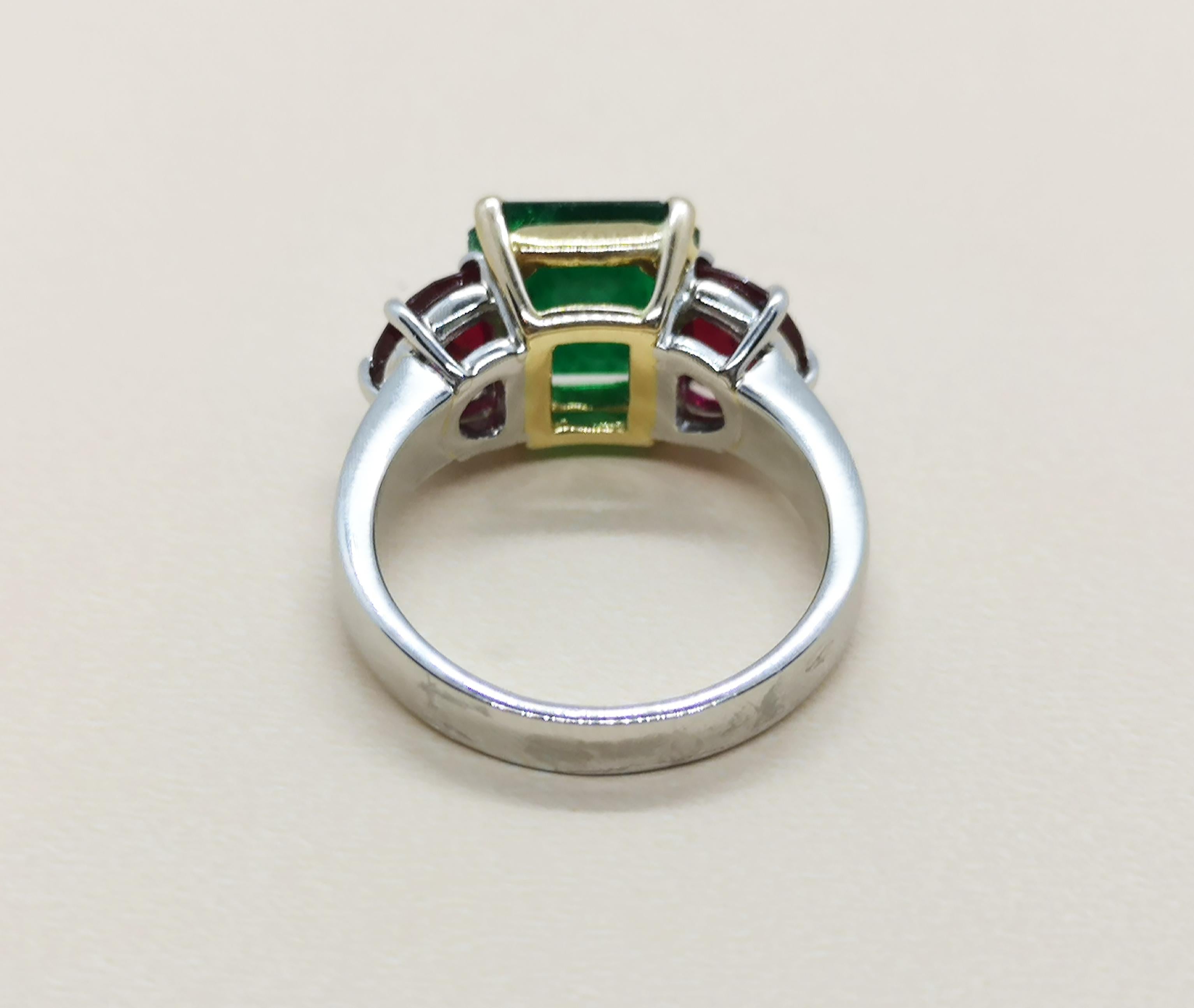 green ruby ring