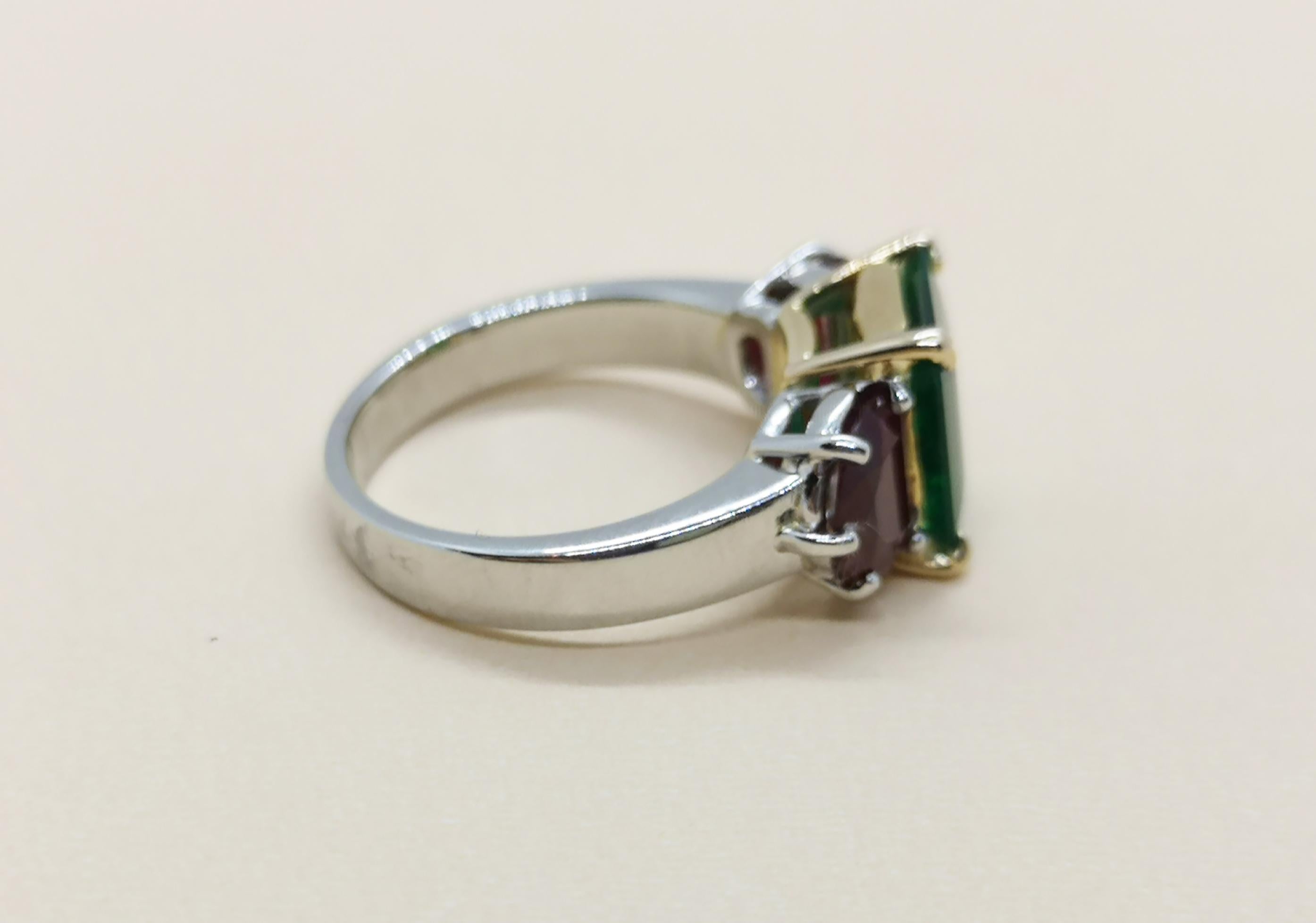 emerald ruby ring
