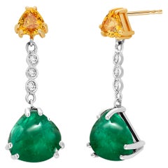 Emerald Drop Earrings