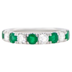 Bandring mit Smaragden und Diamanten 1,31 Karat 18K Gold