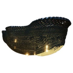 Emerald's Eye, Custom Hanging Light Sculpture Chandelier by Studio Lloyd